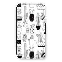 Cactusmotief: iPhone 12 Pro Max Flip Hoesje