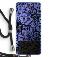 Vexx Black Mixtape: Honor Note 10 Transparant Hoesje met koord