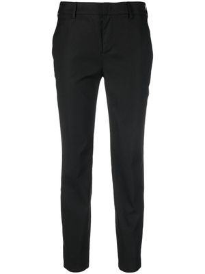 PT Torino pantalon en laine vierge à coupe droite - Noir