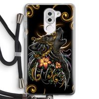 Huilende Wolf: Honor 6X Transparant Hoesje met koord