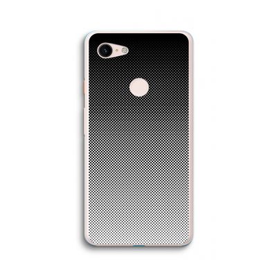 Musketon Halftone: Google Pixel 3 XL Transparant Hoesje