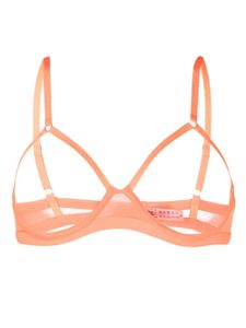 Maison Close soutien-gorge à découpes - Orange