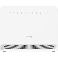 Cudy ac1200 wi-fi 4g lte-cat6 gigabit router lt700e mesh router (wit, mesh, nano simslot)