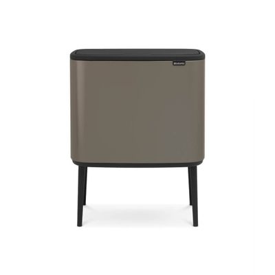 Brabantia Bo touch bin 11+23 liter platinum