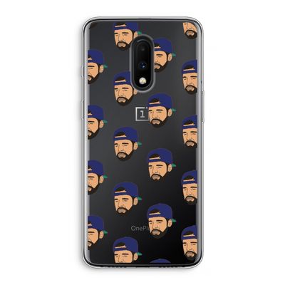 Drake Away: OnePlus 7 Transparant Hoesje