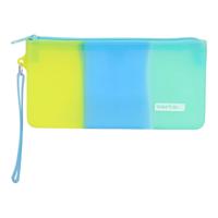 Schoolpennenzak Safta Blauw Groen Geel (21 x 10.5 x 2 cm)