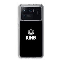King zwart: Xiaomi Mi 11 Ultra Transparant Hoesje