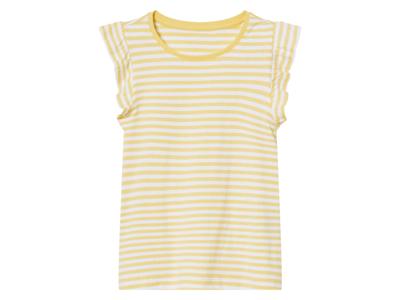 lupilu Kinder T-shirt (Geel/wit, 122/128)