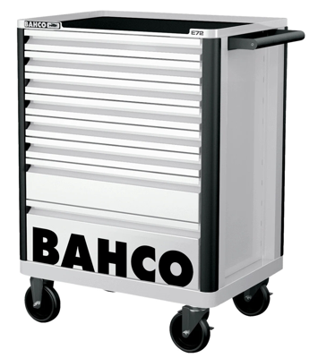 Bahco Gereedschapswagen E72 26" met 8 lades wit 693 mm x 510 mm x 955 mm - 1472K8WHITE