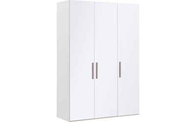 Goossens Kledingkast Easy Storage Ddk, Kledingkast 153 cm breed, 220 cm hoog, 3x glas draaideur