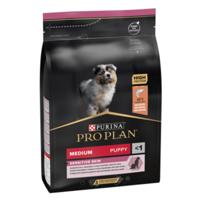 Purina Pro Plan Puppy Medium Sensitive Skin 3kg Zalm