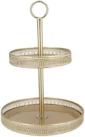 Daan Kromhout Design etagere metaal majestic 28x43cm champagne