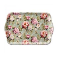 Ambiente tray peonies composition green