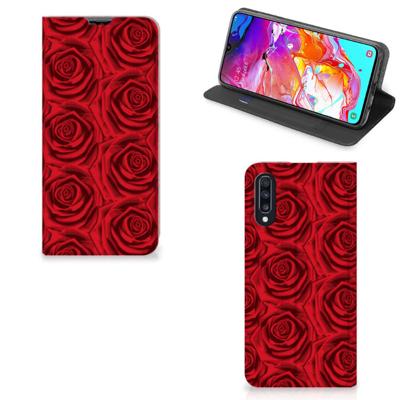 Samsung Galaxy A70 Smart Cover Red Roses Samsung Galaxy A70 Smart Cover Red Roses