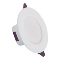 Inbouwspot rond wit 8W waterdichte IP65 LED Ø 75mm