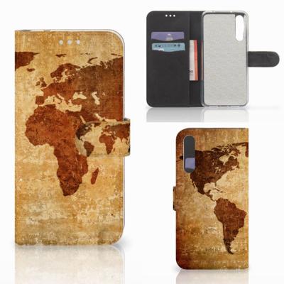 Huawei P20 Pro | Flip Cover | Wereldkaart