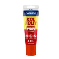 Bevestigings- en afdichtingslijm - CYANOLIT - Wit - tube van 125 ml - Multifunctioneel - Hoge sterkte en flexibel