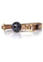 The Damsel Breathable Ball Gag - Bronze