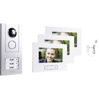 m-e modern-electronics VD ALU 6730 S Video-deurintercom Wit-zilver
