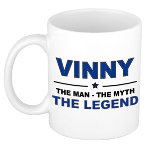 Vinny The man, The myth the legend cadeau koffie mok / thee beker 300 ml