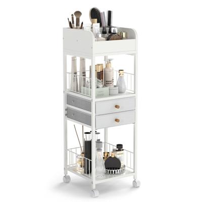 Make-up Opbergtrolley met Lades & Wieltjes & Planken Cosmetica Organiser