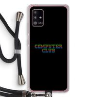 Retro: Samsung Galaxy A51 5G Transparant Hoesje met koord