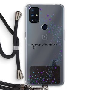 Sterren: OnePlus Nord N10 5G Transparant Hoesje met koord