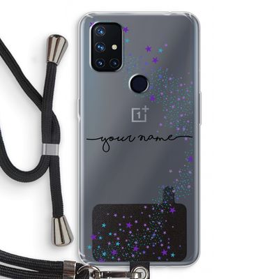 Sterren: OnePlus Nord N10 5G Transparant Hoesje met koord