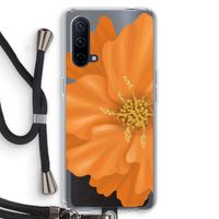 Orange Ellila flower: OnePlus Nord CE 5G Transparant Hoesje met koord