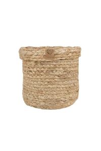 Zusss jute opbergmand 15x15cm naturel