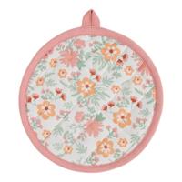 Freddie Pannenlap Onderzetter Rond Roze 20 Cm