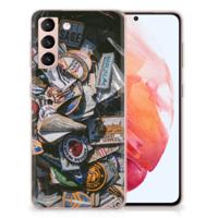 Samsung Galaxy S21 | Siliconen hoesje | met foto Badges
