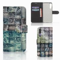 Wallet Case met Pasjes Huawei P20 Pro Spijkerbroeken