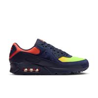 Nike Air Max 90 Sneakers Donkerblauw Oranje Geel Groen Nike Air Max 90 Sneakers Donkerblauw Oranje Geel Groen