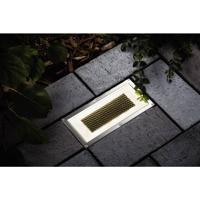 Paulmann 93775 Box Inbouwlamp op zonne-energie Energielabel: G (A - G) 0.6 W Warmwit RVS, Helder