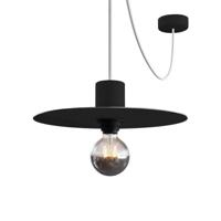 Disc klein hanglamp zwart gat voor e27 fitting 240mm Disc klein hanglamp zwart gat voor e27 fitting 240mm