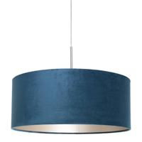 Steinhauer HanglampSparkled met blauw velvet - 8247ST