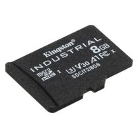 Kingston microSDHC Industrial C10 A1 pSLC Card Single Pack 8GB - thumbnail