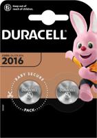 2 Duracell CR2016 knoopcel batterijen