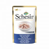 Schesir tonijn met zeebaars (jelly) natvoer kat (zakjes 85 g) 1 doos (20 x 85 g)