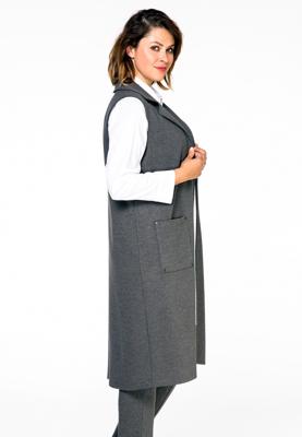 Yoek Jacket sleeveless | Grijs | Maat M