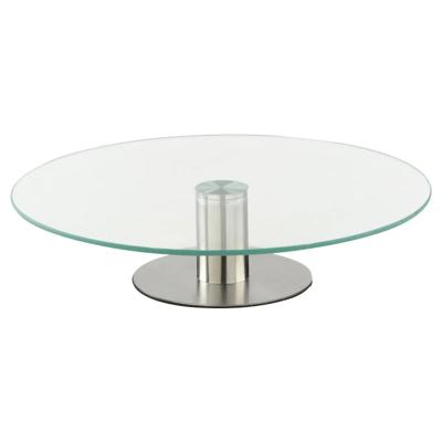 Secret de Gourmet Serveerschaal - met roterend glas plateau - D30 x 7 cm