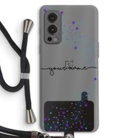 Sterren: OnePlus Nord 2 5G Transparant Hoesje met koord