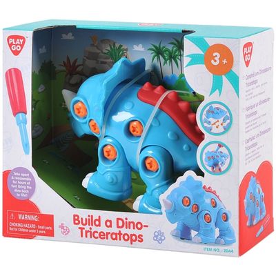 Play Bouw je eigen dino - triceratops