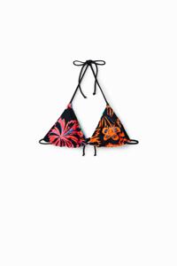 Omkeerbare driehoekige bikinitop - RED - S