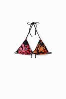 Omkeerbare driehoekige bikinitop - RED - XS