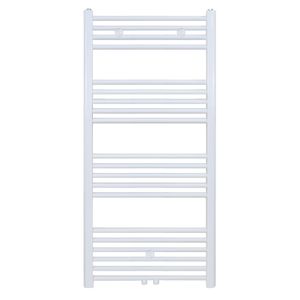 Designradiator BWS Nile Gobi 120x40cm 458W Wit (Midden/zij-aansluiting)