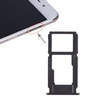 SIM-kaarthouder + SIM-kaarthouder / Micro SD-kaart lade voor tegenstander R9sk(Black)