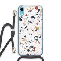 Terrazzo N°4: iPhone XR Transparant Hoesje met koord