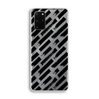 Zwarte vegen: Samsung Galaxy S20 Plus Transparant Hoesje